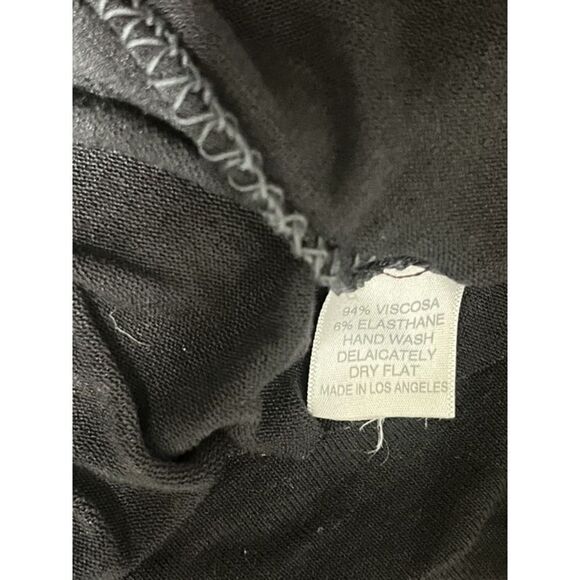 Bia Miro' NWT Black Cheesecloth Sheer Skirt High Low Size 2 - Picture 6 of 6